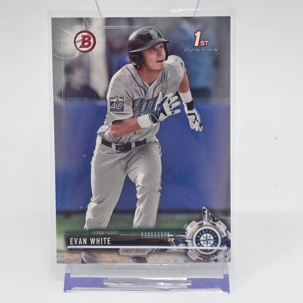 2017 Bowman Draft Evan White 1st Bowman Seattle Mariners #BD-171 Prospect Card
